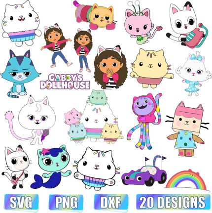 gabby dollhouse svg,gabby's dollhouse svg,gabby's dollhouse clipart,gabby dollhouse clipart