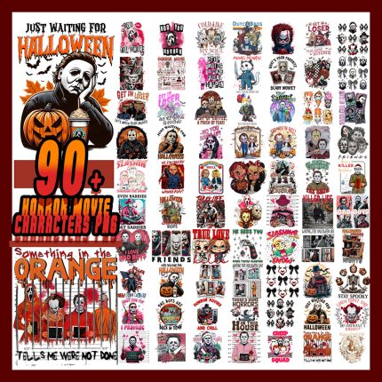 horror movie characters png bundle,horror halloween png,series killer halloween png
