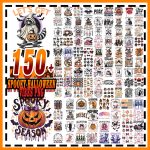 spooky halloween vibes png bundle,horror halloween png